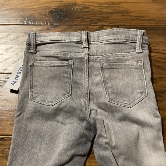 New Old Navy kids Rockstar skinny jeans grey 5T - Picture 6 of 10